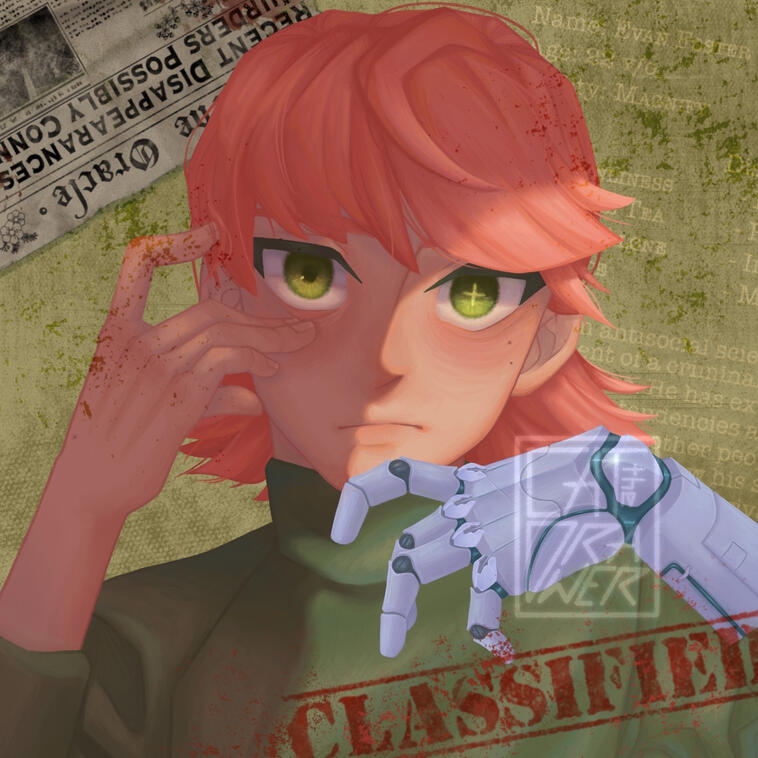 Evan Foster (OC) [Bust-Up, Painted]
