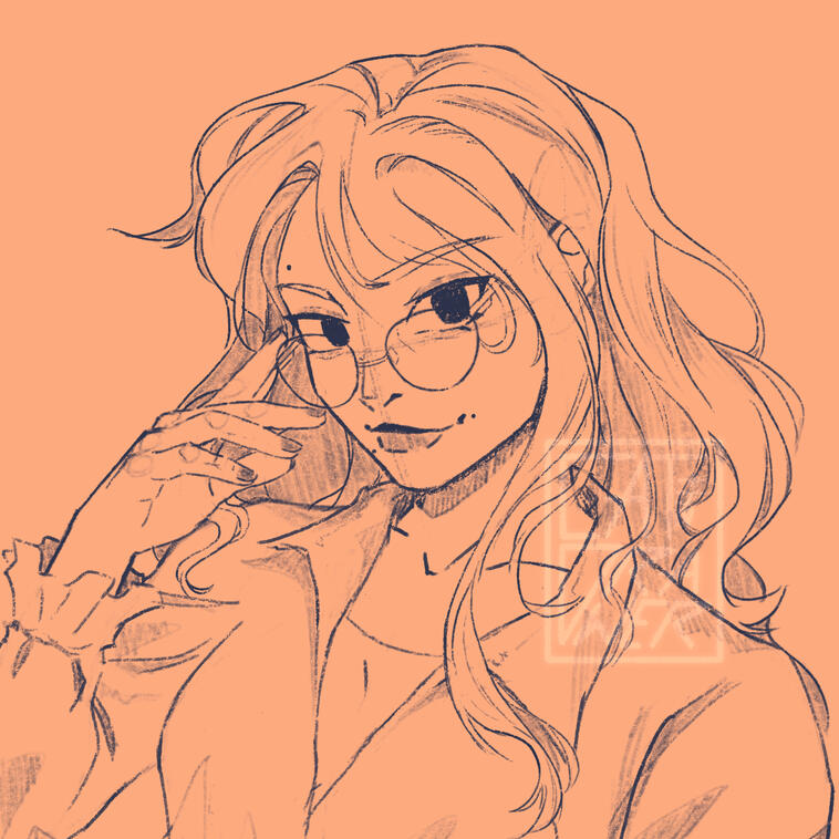Joan Golde (OC) [Bust-Up, Sketch]