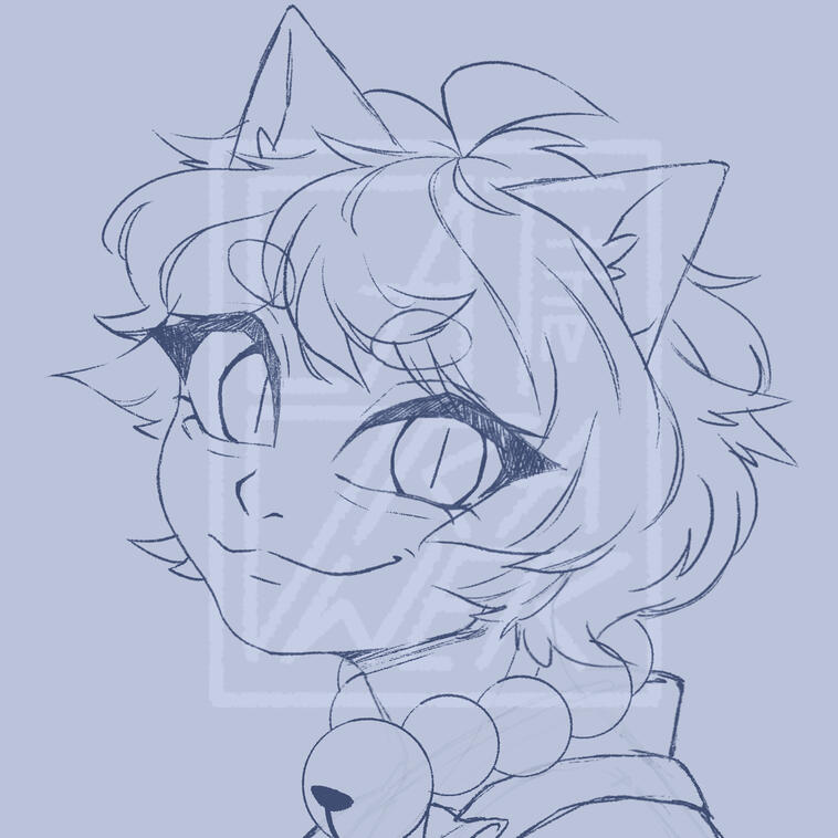 Nami (OC) [Bust-Up, Sketch]